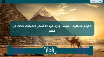 موعد إجازة عيد الأضحى 2025.. اعرف باقي كم يوما على وقفة عرفات
