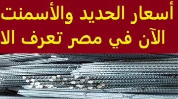زيادة جديدة في أسعار الحديد والأسمنت اليوم في مختلف الشركات والمصانع المصرية
