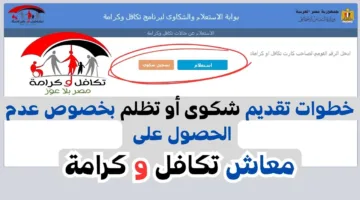 “مُتاحة الآن” بوابة الاستعلام والشكاوى لبرنامج تكافل وكرامة tk.moss.gov.eg بالرقم القومي