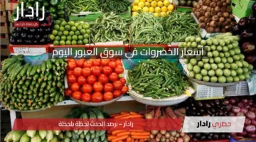 الطماطم بـ3.. أسعار الخضروات في سوق العبور اليوم الأربعاء 9 أبريل 2025