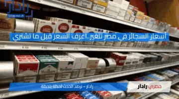 أسعار السجائر في مصر تتغير..اعرف السعر قبل ما تشتري