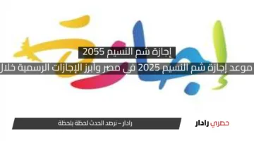 رسميا موعد إجازة شم النسيم 2025 في مصر وأبرز الإجازات الرسمية خلال أبريل