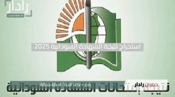 “اكتشف نتيجتك الآن”.. خطوات سهلة لاستخراج نتيجة الشهادة السودانية 2025 مع كل التفاصيل