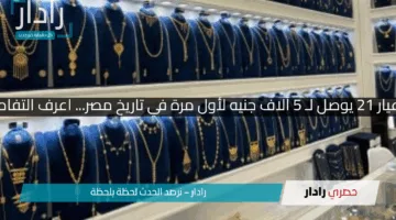 “الذهب كسر الدنيا!”.. جرام عيار 21 يوصل لـ 5 آلاف جنيه لأول مرة في تاريخ مصر… اعرف التفاصيل الكاملة قبل ما تتحرك!!