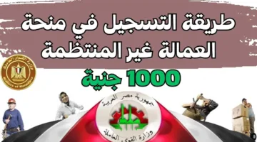 رابط الاستعلام عن منحة العماله الغير منتظمه 2025 وكيفية التسجيل عبر manpower.gov.eg