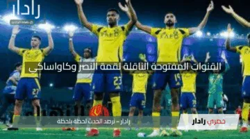 “لا تفوت الإثارة”.. القنوات المفتوحة الناقلة لقمة النصر وكاواساكي في نصف نهائي دوري أبطال آسيا النخبة 2025