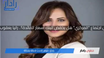 ترقب واسع وجدال اقتصادي قبل اجتماع “المركزي” هل يخفض البنك أسعار الفائدة؟.. رانيا يعقوب تكشف السيناريوهات المحتملة