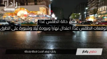 توقعات الطقس غدا: اعتدال نهارا وبرودة ليلا وشبورة على الطرق