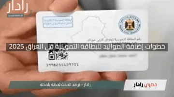 “أضف أطفالك بسهولة!”.. خطوات إضافة المواليد للبطاقة التموينية في العراق 2025 مع رابط التسجيل والشروط كاملة