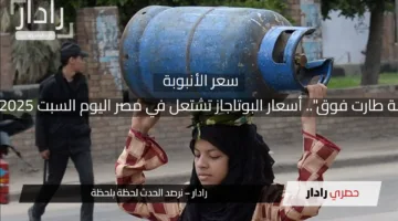 “الأنبوبة طارت فوق”.. أسعار البوتاجاز تشتعل في مصر اليوم السبت 12/4/2025