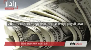 “هبوط مفاجئ!”.. سعر الدولار يتراجع في بنك مصر بنهاية تعاملات الثلاثاء 29 أبريل 2025