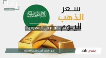 “عيار 24 كم وصل؟”.. سعر الذهب اليوم في السعودية يشعل الأسواق بتحركاته