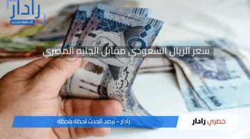 استقرار أم هبوط؟ سعر الريال السعودي مقابل الجنيه المصري اليوم 26 أبريل 2025