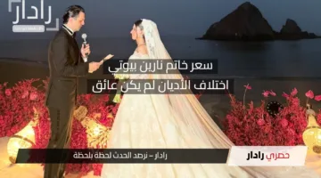 سعر خاتم نارين بيوتي في حفل زفافها الأسطوري وقصة إهداء من رجل الأعمال رامي سامو