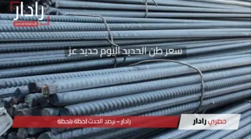 أبني بسرعة يا عريس.. سعر طن الحديد اليوم حديد عز الثلاثاء 15 أبريل 2025