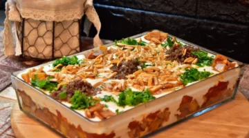 فته الباذنجان اللذيذة احلي أكلة باذنجان ممكن تجربوها بدون لحوم طعمها رهيب