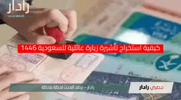 كيفية استخراج تأشيرة زيارة عائلية للسعودية 1446 والشروط والأوراق المطلوبة