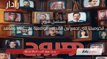 مسلسل هروج.. الكوميديا السعودية التي تجمع بين الضحك والواقعية على MBC وشاهد