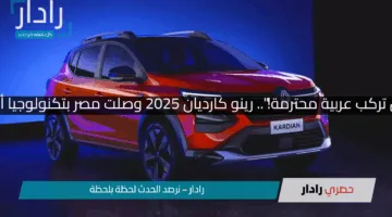 “مش لازم تدفع كتير عشان تركب عربية محترمة!”.. رينو كارديان 2025 وصلت مصر بتكنولوجيا أمان أوروبية وسعر معقول