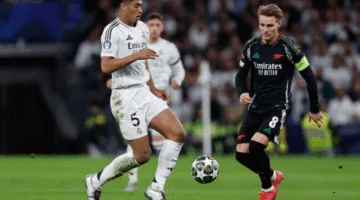 ملخص نتيجة مباراة ريال مدريد وارسنال اليوم (1-2) في دوري أبطال أوروبا 2025.. ليلة الإثارة والتحكيم المثير للجدل