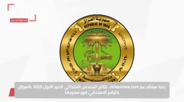 “عاجل”.. رابط نتائج السادس الابتدائي 2025 دور اول وخطوات الحصول عليها