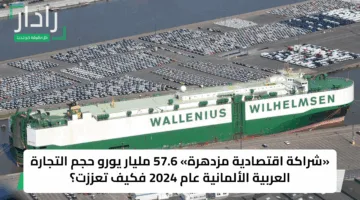 «شراكة اقتصادية مزدهرة» 57.6 مليار يورو حجم التجارة العربية الألمانية عام 2024 فكيف تعززت؟