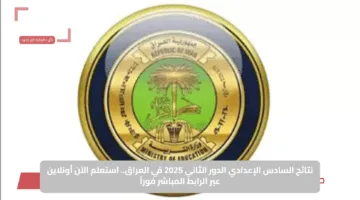 رابط مباشر.. نتائج السادس الدور الثاني في العراق 2025 متاحة الآن عبر الإنترنت