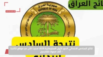 فور ظهورها.. رابط نتائج السادس ابتدائي نينوى – العراق 2025 عبر نتائجنا