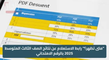 رابط مباشر للاستعلام عن نتائج الثالث المتوسط 2025.. إليك الخطوات الرسمية عبر موقع نتائجنا فور إعلانها
