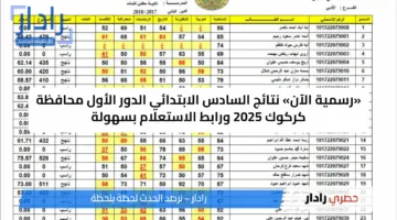 من هنا.. الاستعلام عن نتائج السادس 2025 وكيفية الحصول عليها إلكترونيًا.