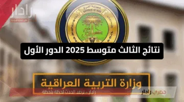 استعد هسه”.. نتائج الثالث متوسط 2025 الدور الأول pdf عموم محافظات العراق عبر رابط نتائجنا الرسمي وخطوات الاستعلام سريعًا