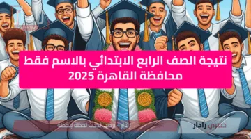 ظهرت الآن.. نتيجة الصف الرابع الابتدائي في محافظة القاهرة 2025 برقم الجلوس