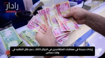 زيادات جديدة في معاشات المتقاعدين في الجزائر 2025.. دعم طال انتظاره في وقت حساس
