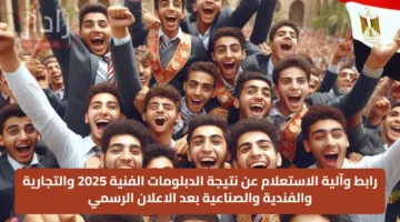 رابط نتيجة الدبلومات الفنية 2025 وطريقة الاستعلام بعد اعتمادها 70.4%