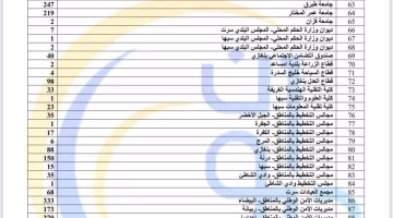 تفاصيل القوائم الجديدة للإفراجات المالية لموظفي الصحة والتعليم في المنطقة الشرقية بليبيا