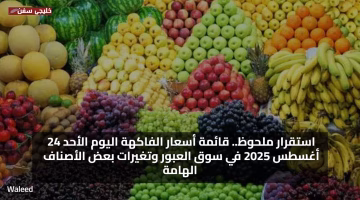 استقرار في أسعار الفاكهة اليوم الأحد بسوق العبور.. تعرف على التغييرات في الأصناف الهامة