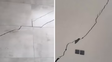 شاهد تحذير تصدعات خطيرة في منزل جديد بعد 4 أشهر فقط من البناء وفق كود البناء السعودي